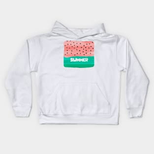 Summer watermelon Kids Hoodie